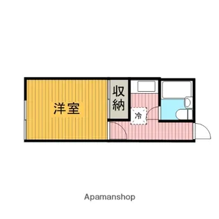 コーポ愛和【5号室】の間取り