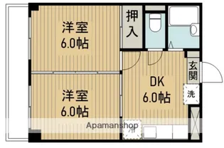 神奈川県相模原市南区西大沼1丁目【マンション】の間取り