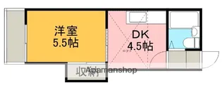 KAMIMIZO5【204号室】の間取り