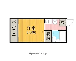 神奈川県相模原市緑区橋本5丁目【アパート】の間取り