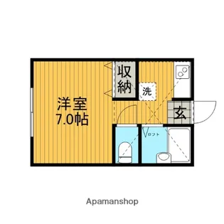 神奈川県相模原市中央区共和2丁目【アパート】の間取り