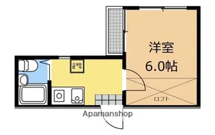 ドエル宮下【202号室】の間取り