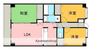 サンハロー相模原西【4階】の間取り