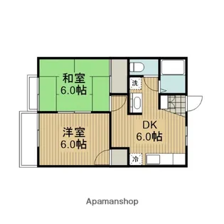りばぶるCO−WA【2階】の間取り