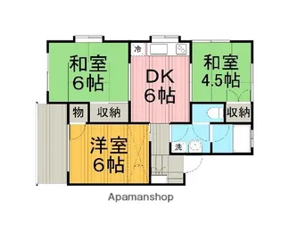 グランメゾン相模原【101号室】の間取り