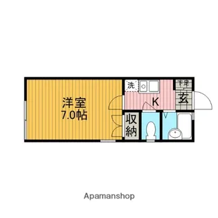 神奈川県相模原市緑区橋本6丁目【アパート】の間取り