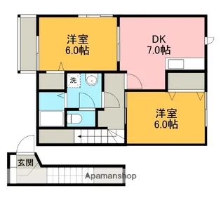 エトワール弐番館【2階】の間取り