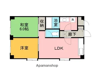 神奈川県相模原市緑区東橋本1丁目【マンション】の間取り