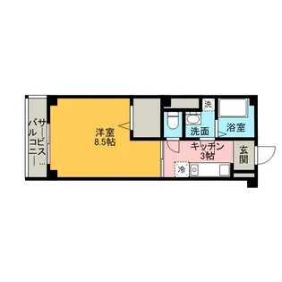 ETOILE B【3階】の間取り