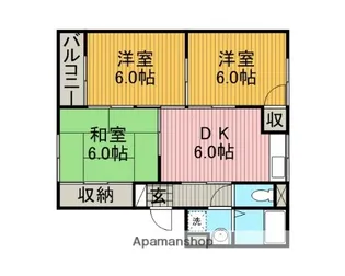 エクセルハイム【301号室】の間取り
