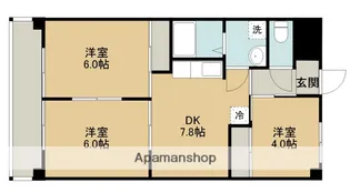 フェリーチェ相模【3階】の間取り