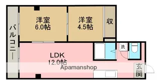 ピア相模原【1階】の間取り