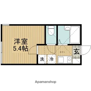ナスカハイツ東大沼【1階】の間取り