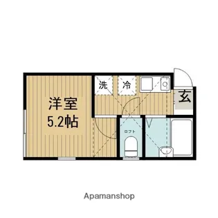 ナスカハイツ東大沼【2階】の間取り