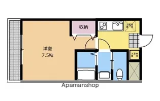 エクセルシア【101号室】の間取り