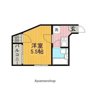 神奈川県相模原市緑区東橋本2丁目【マンション】の間取り