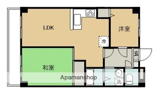 コマヤビルⅡ【602号室】の間取り