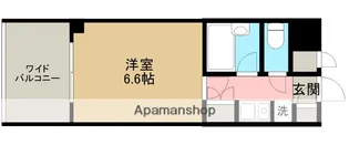 1Kの間取り画像