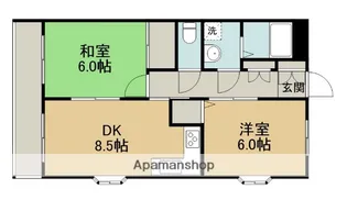 サンコート【302号室】の間取り