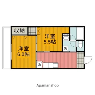 マリエンデバー【1階】の間取り
