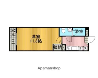 神奈川県相模原市中央区矢部3丁目【マンション】の間取り