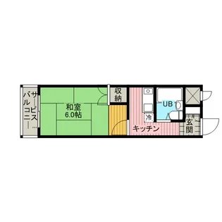 ベルハイツ大谷【4階】の間取り