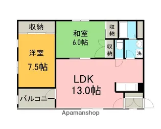 マンションポムドール【2階】の間取り