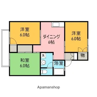 セジュール星が丘【2階】の間取り