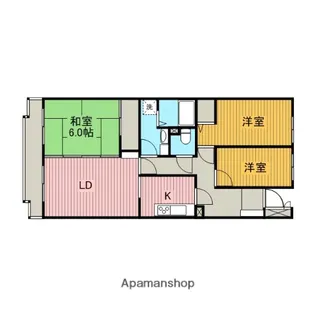 エルムコート【506号室】の間取り