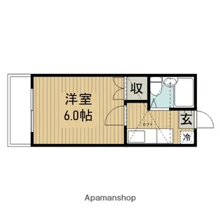 神奈川県相模原市南区古淵1丁目【アパート】の間取り