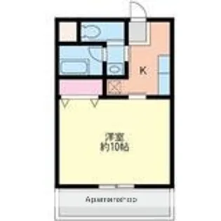 神奈川県相模原市中央区鹿沼台2丁目【マンション】の間取り