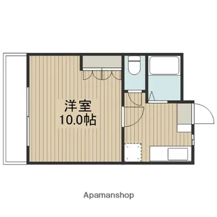 神奈川県相模原市中央区富士見3丁目【マンション】の間取り
