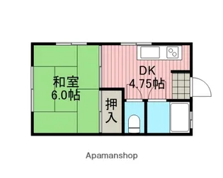 みゆきコーポ【1階】の間取り