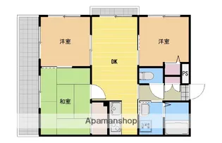 ヴィラ橋本東【205号室】の間取り