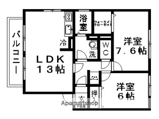 ルプランタン【1階】の間取り