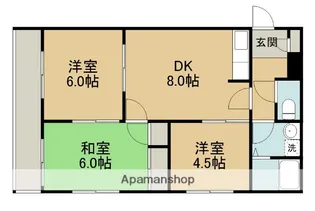 ヴィラ上溝南(分譲)【3階】の間取り