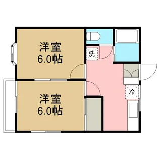 神奈川県相模原市緑区相原5丁目【アパート】の間取り