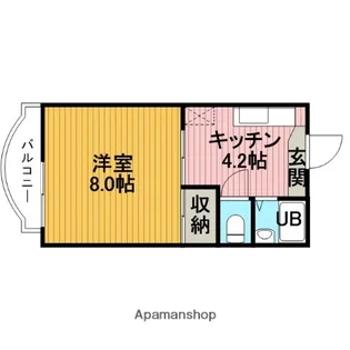 サロンハイム【203号室】の間取り