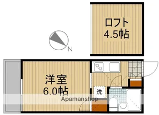 神奈川県相模原市中央区高根2丁目【アパート】の間取り