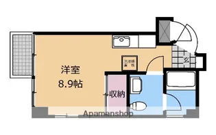 オークハイツ【4階】の間取り