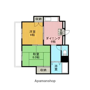 神奈川県相模原市中央区千代田3丁目【マンション】の間取り