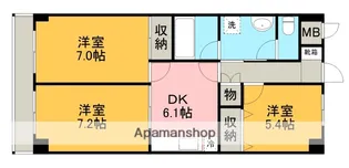 コモド相模原【2階】の間取り