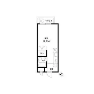 日野屋第一ビル【5階】の間取り