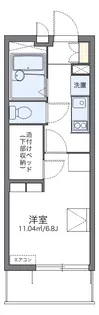 レオパレスMEGU2010【2階】の間取り