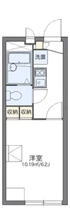 レオパレス雅【2階】の間取り