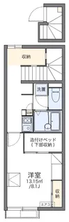 レオパレスプレジール町田【2階】の間取り