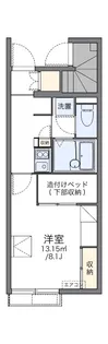 レオパレスプレジール町田【1階】の間取り
