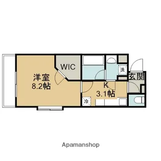 神奈川県相模原市緑区二本松4丁目【マンション】の間取り