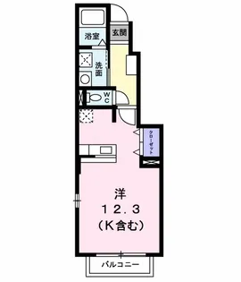 シュティル シェーネ【1階】の間取り