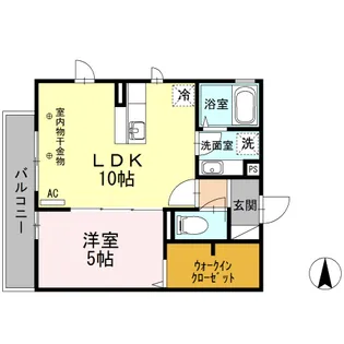 ルミナーレ町田【2階】の間取り